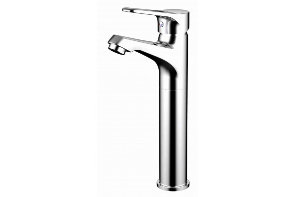 Single lever high basin mixer