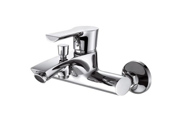 Single lever bath mixer