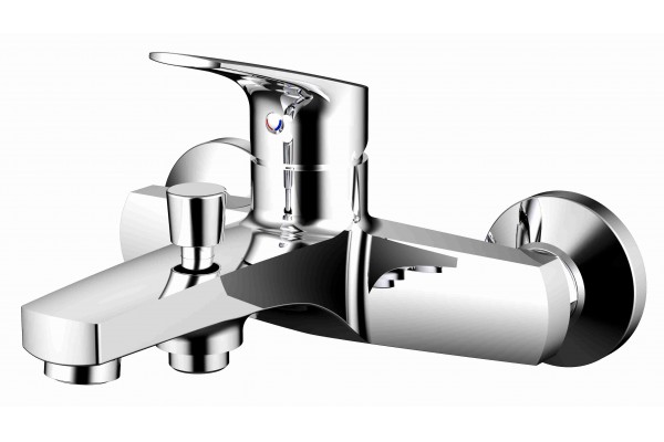 Single lever bath mixer
