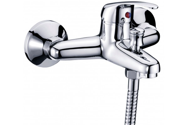 Single lever bath mixer