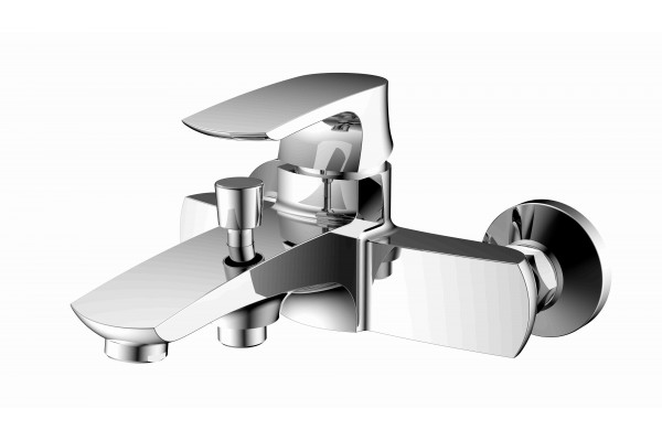 Single lever bath mixer