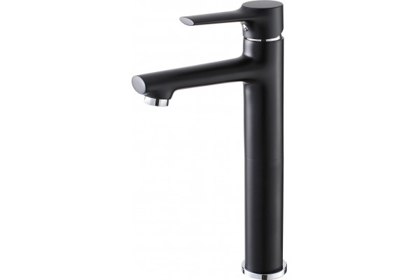 Single lever high basin mixer